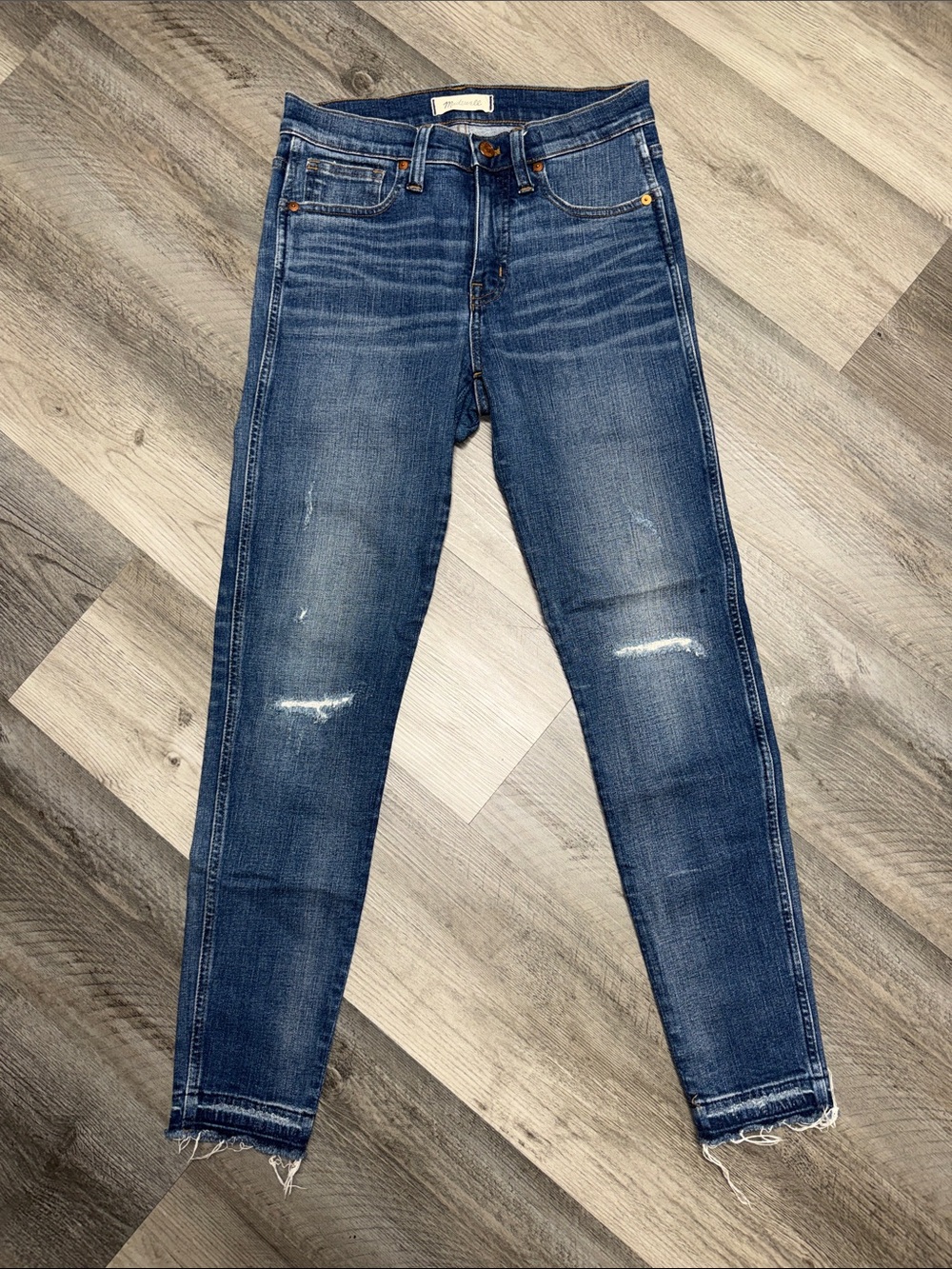 Madewell - High Rise skinny jeans denim pants bottoms